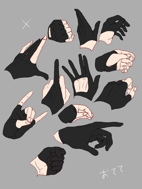 Ych - estilo de mão com luvas Hand Gestures, Sketch Poses, Hand Drawing Reference, Anime Drawings Tutorials, Drawing Clothes, Sketch Art, Illustration Inspiration, Drawing Tutorials, 영감을 주는 캐릭터