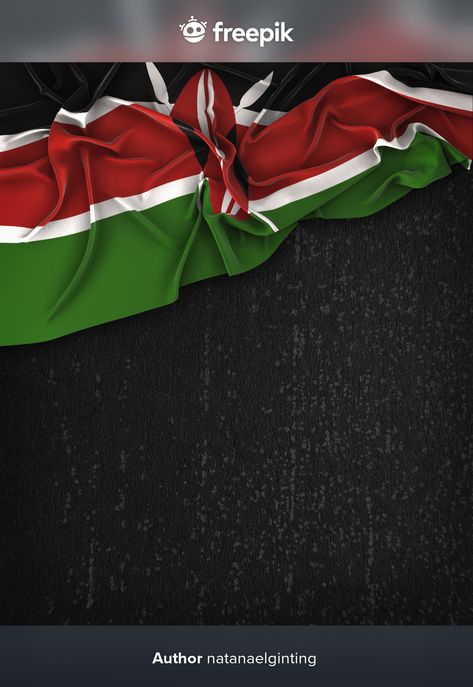 Kenyan Flag Art, Kenyan Flag Wallpaper, Kenyan Flag, Kenya Flag, Festival Image, Band Stickers, Black Chalkboard, Wall Banner, Flag Art