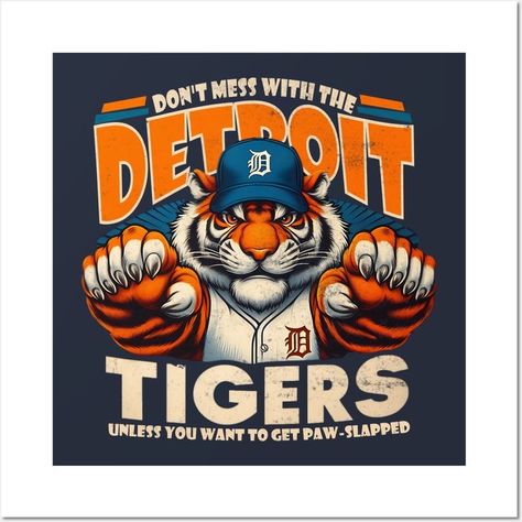 Mod Podge Crafts, Sports Posters, Sports Merchandise, Sport Poster, Mod Podge, Detroit Tigers, Detroit Lions, Major League Baseball, Major League