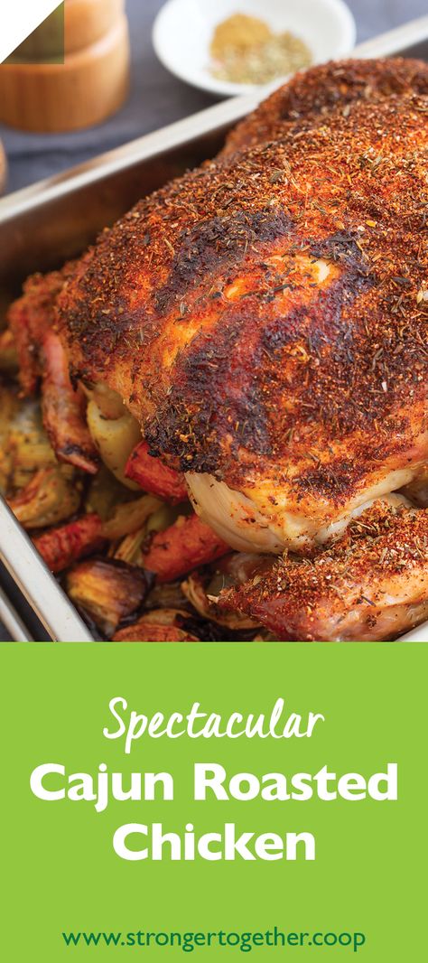 Cajun Baked Whole Chicken, Cajun Roasted Chicken Whole, Spicy Roasted Chicken, Fire Roasted Chicken, Cajun Whole Chicken, Cajun Rotisserie Chicken, Popeyes Cajun Turkey Recipe, Chicken Roaster Recipes, Cajun Roasted Chicken