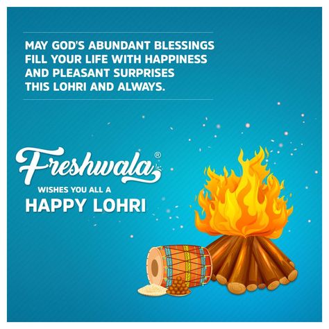 Freshwala wishes everyone Happy Lohri. Happy Lohri, Festival