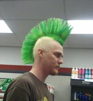 St Patrick's Day green hair tradition - as a child then my own children and so on, we easily died the hair green for St Patrick's Day with food coloring - we would use an old toothbrush and put green food coloring on the bristles and brush it through the hair - rinses out easily at bath time and then the kids have fun playing in green bath water. Works best with blonde or light colored hair (for dark hair there are now temporary washable spray hair color -longer lasting, not as easy to remove) Hair For Dark Hair, Light Colored Hair, Spray Hair, Temporary Hair Dye, Hair Kit, Green Food, Long Hair Color, Bath Water, Hair Rinse