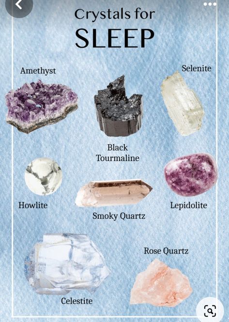 Crystals For Sleep, Crystal Healing Chart, Power Of Crystals, Healing Crystals For You, The Crystals, Crystal Guide, Crystals Healing Properties, Protection Crystals, Crystal Therapy