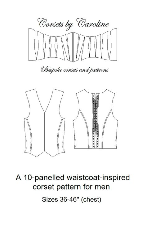 https://www.etsy.com/uk/CorsetsbyCaroline/listing/1106759388/male-corseted-vest-waist-coat-pattern?utm_source=Copy&utm_medium=ListingManager&utm_campaign=Share&utm_term=so.lmsm&share_time=1641312358129 Free Corset Pattern, Waistcoat Design, Stays Pattern, Male Waist, Vest Corset, Waistcoat Pattern, Waistcoat Designs, Vest Pattern Free, Vest Sewing Pattern