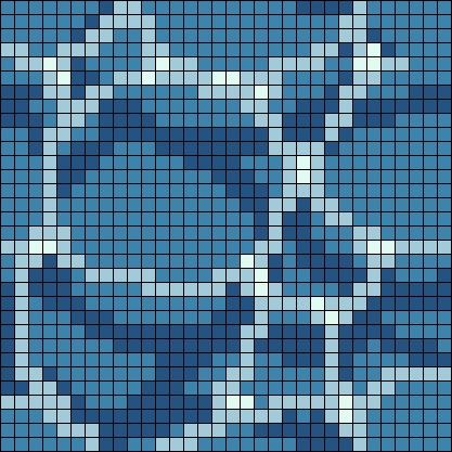 Beach Reflection, Reflection Pool, Bead Curtains, Ocean Underwater, Graph Crochet, Easy Pixel Art, Pixel Art Templates, Arte Van Gogh, Pixel Crochet