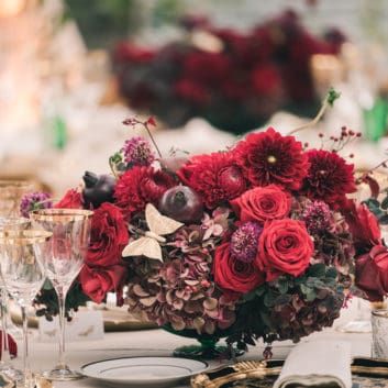 Melissa_e_Carlo-1130 Lake Como, Floral Centerpieces, Red Floral, Flower Power, Our Wedding, Lake, Table Decorations, Flowers, Floral