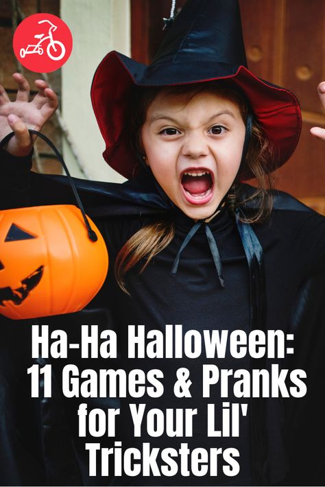 Ha-Ha Halloween: 11 Games & Pranks for Your Lil' Tricksters Halloween Pranks For Kids, Pranks For Parents, Pranks For Kids, Halloween Pranks, Fun Halloween Games, Halloween Tricks, Halloween 11, Halloween Jokes, Halloween Stories