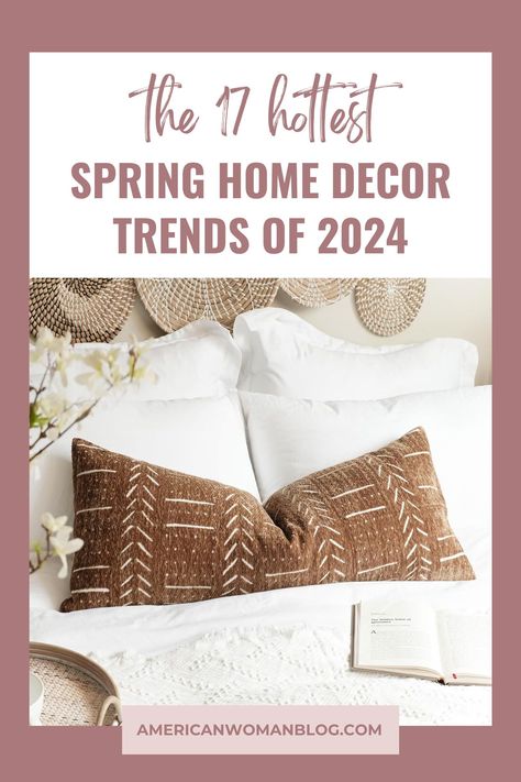 Ready to give your home a spring makeover? Explore the top 17 spring home decor trends of 2024, handpicked to bring fresh style and warmth into your space. Get ready to transform your home into a haven of beauty and comfort this spring. #SpringHome #DecorInspiration #InteriorDesignTrends" Pure Salt Interiors, Clean Your Room, Spring Stripes, The Perfect Girl, American Woman, Modern Coastal, Materials And Textures, Decor Trends, Spring Home Decor