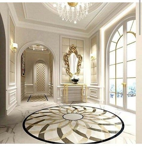 Ions Design, Marble Floors, Grand Foyer, Marble Flooring, Luxury Marble, W Hotel, Marble Floor, Classic Interior, Elegant Homes