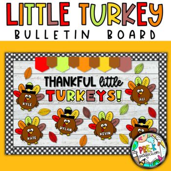 This Thanksgiving bulletin board is the perfect way to decorate your class this autumn! Get your classroom ready for the fall with this cute and easy turkey bulletin board! This is the perfect board to keep up all of November long! Your students will love seeing their names on these adorable little ... Thanksgiving Classroom Board Ideas, Thanksgiving Bulletin Board Ideas Infant, Kindergarten Thanksgiving Bulletin Board, Turkey Bulletin Boards For Preschool, Turkey Bulletin Boards, November Bulletin Boards For Preschool, Thanksgiving Board Ideas, November Bulletin Board Ideas, Thanksgiving Bulletin Board Ideas