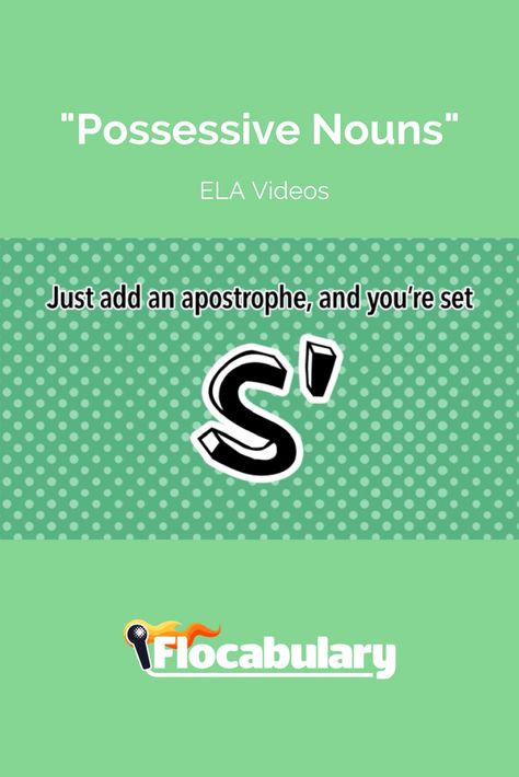 What’s the difference between grandpas, grandpa’s and grandpas’? This unit introduces the idea of possessive nouns as a person, place or thing that owns or possesses something. Students will learn how to form possessive nouns, both singular and plural, using apostrophes. They’ll also learn how to avoid a few common missteps when forming possessive nouns. Possessive Nouns Worksheet, Possessive Nouns Activities, Singular Possessive Nouns, High School Ela Classroom, Middle School Ela Classroom, Abc School, Possessive Nouns, Nouns And Pronouns, Lesson Activities