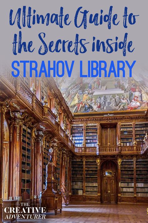 Ultimate Guide to the Secrets inside the stunning Strahov Library, Prague — The Creative Adventurer Strahov Library, Prague Must See, Prague Library, Library Prague, Prague Travel Guide, Europe 2024, Prague Travel, Poland Travel, Prague Castle