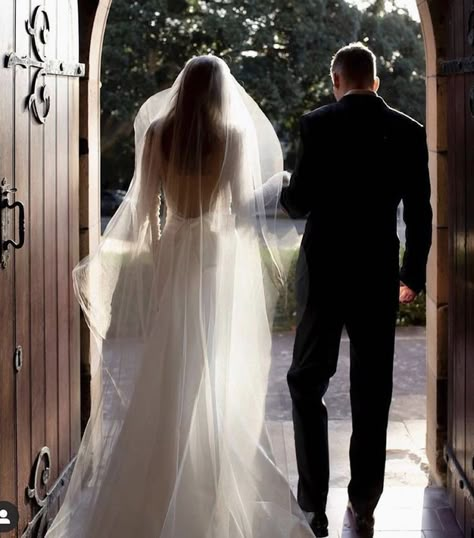 Wedding Entrance, Wedding Photography Styles, Summer Wedding Outfits, Wedding Photo Inspo, Dream Wedding Ideas Dresses, Monique Lhuillier, Church Wedding, Dreamy Wedding, Wedding Photography Inspiration