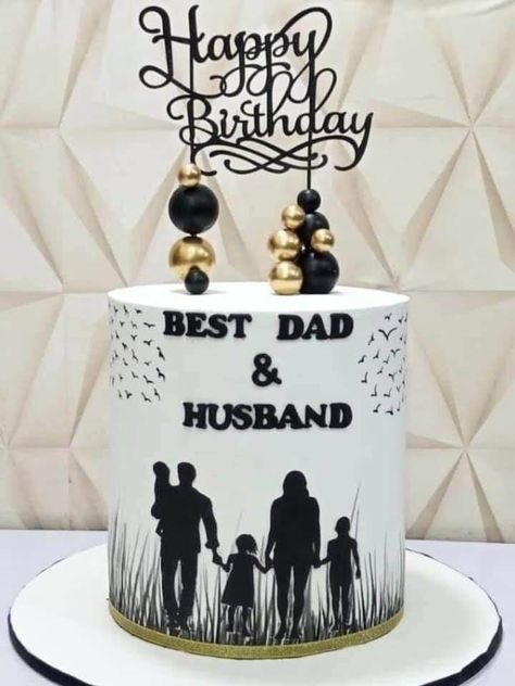 Birthday Cake For Papa, 60th Birthday Cake For Men, Best Birthday Cake Designs, Birthday Cake For Father, Γενέθλια Mickey Mouse, Bolo Rapunzel, Cake Design For Men, The Best Husband, Birthday Husband