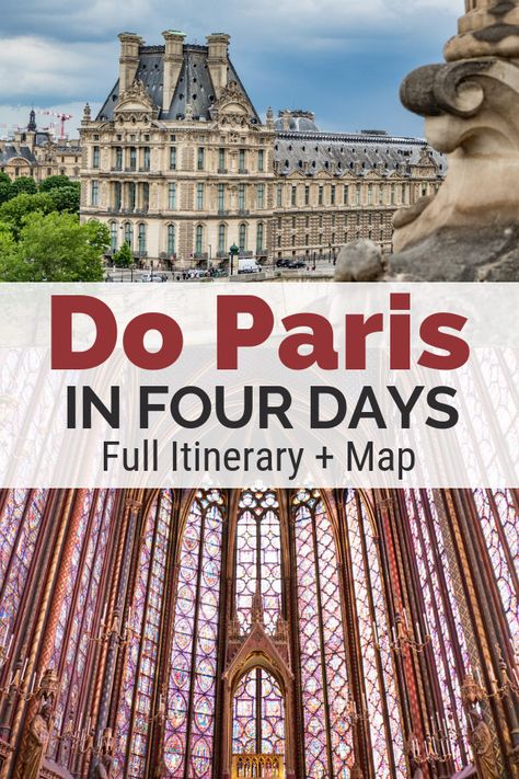 Optimize your Paris travel itinerary with this guide for spending four days there. Get travel tips and fubd things to do in Paris that includes top sights and offbeat options. #Paris #France Paris Itinerary, Paris France Travel, France Travel Guide, Paris Vacation, Visit Paris, Usa Travel Destinations, Four Days, Europe Travel Tips, Paris Travel