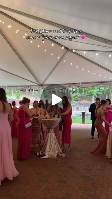 Everything About Wedding on Instagram: "POV: Your wedding dress code is “pink encouraged” and your guests understood the assignment 💕

Planner: @alysonjean_events (Alyson, Laura, Stacy + Emily)
Content creation: @alysonjean_events (Lauren)
Photographer & Videographer: @whitneychasecollective @colbychasecollective
Bride: @kelseyperry005
Groom: @zekeb610

#wedding #weddingplanner #weddingdress #weddingevents #weddingmanagement #weddingdecor" Wedding Dress Code, Understood The Assignment, Assignment Planner, Dress Code Wedding, Dress Code, Content Creation, Dress Codes, Wedding Events, Wedding Planner