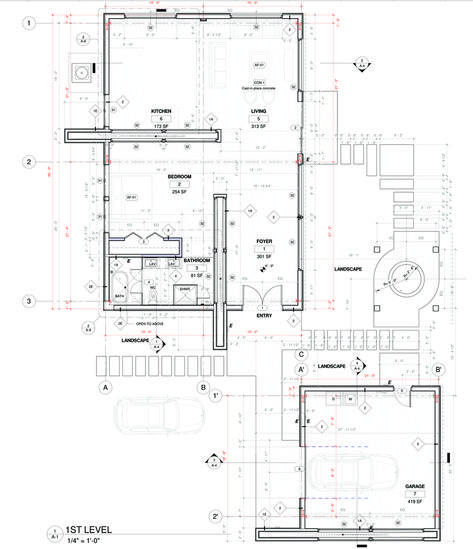 Architect Floor Plan, Architecture Plan Drawing, Factory House, Contemporary Houses, Architect Drawing, Technical Drawings, Construction Plan, Plan Drawing, House Modern