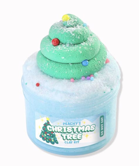 Peachy Baby Slime, Do Not Eat, Slime, Christmas Tree, Christmas, Quick Saves