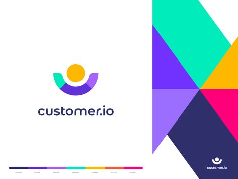 Customer.io - branding vector design drawing mark identity branding logo icon Logo Trends, Education Logo Design, Logo Presentation, Fitness Video, Restaurant Logo, Education Logo, Logo Design Trends, Typography Logo, 로고 디자인