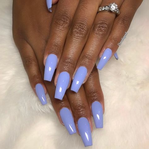 6,538 Likes, 32 Comments - Chaun P.  (@chaunlegend) on Instagram: “Periwinkle ” Blue Nails Acrylic, Periwinkle Nails, Nail Designs 2022, Orange Acrylic Nails, Neon Nail Art, Cute Nail Colors, Neon Nail Designs, Girl Nails, Blue Acrylic Nails