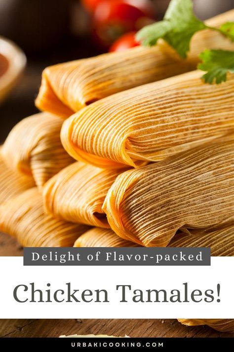 Satiate your cravings with the irresistible allure of Chicken Tamales! This traditional Mexican dish, crafted from a perfect blend of masa (dough) and stuffed with succulent shredded chicken, vibrant vegetables, and an exquisite array of spices, promises to take your taste buds on a thrilling journey.These delectable tamales, lovingly steamed within corn husks, embody the essence of comfort food, capturing the hearts of food enthusiasts across Mexico and the United States. Chicken Tamales Authentic Mexican, Tamales Recipe Chicken, Chicken Tamales Recipe, Tamale Recipes, Steam Chicken Recipe, Tamales Ingredients, Authentic Tamales, Masa Recipes, Masa For Tamales