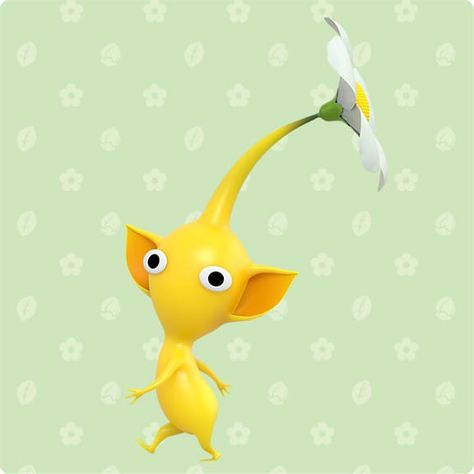 Yellow Pikmin Pfp, Pikmin Aesthetic, Pikmin Tattoo, Yellow Pikmin, Icon Emoji, Sport Bedroom, Weird Creatures, Low Poly, Bday Party