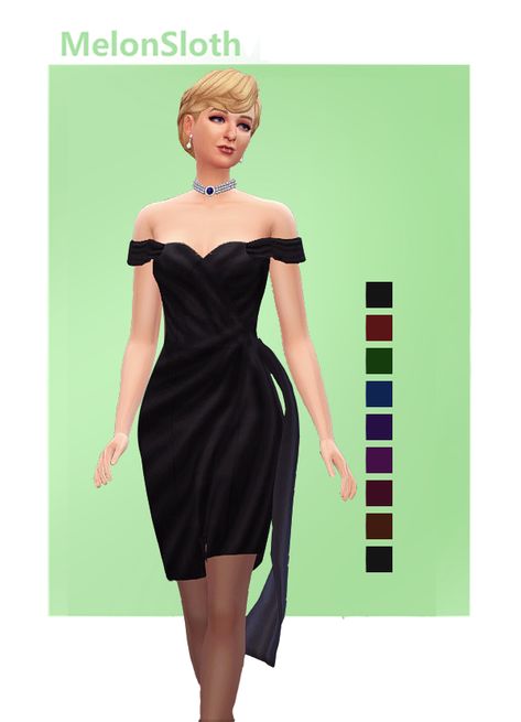 Sims 4 Princess Diana, Most Iconic Dresses, Sims 4 Wedding Dress, Revenge Dress, 4 Princess, Royal Clothes, Cc Clothes, Pelo Sims, Sims 4 Mm Cc