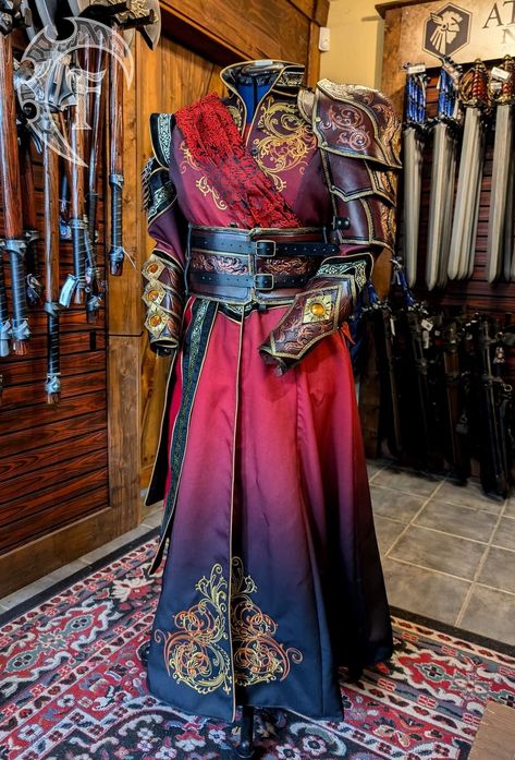 Fantasy Wizard Outfit, Wizard Dress, Wizard Robe, Dnd Wizard, Dorian Pavus, Wizard Robes, Male Witch, Evil Wizard, Fantasy Wizard