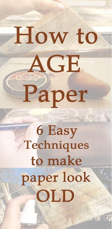 Make Paper Look Old, Buying Stocks, Buku Diy, Stary Papier, Hantverk Diy, Bookmaking, How To Age Paper, Make Paper, Card Making Techniques