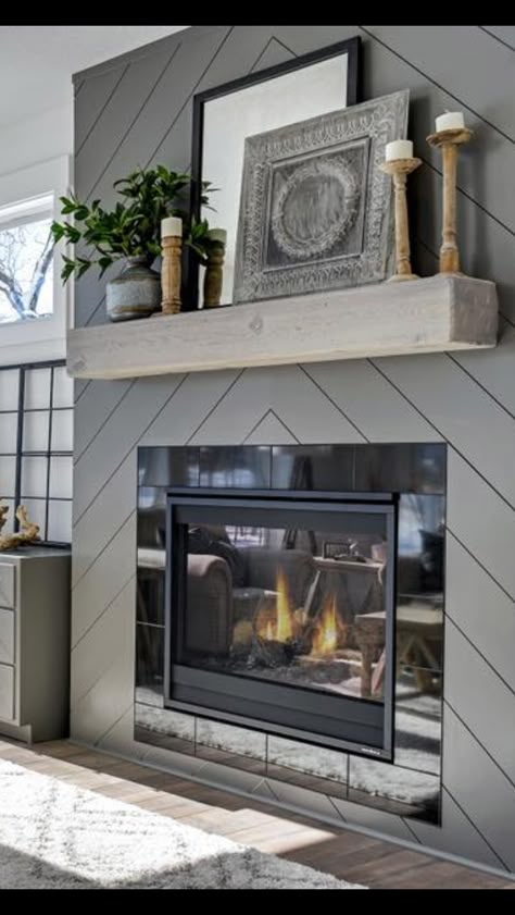 Modern Farmhouse Fireplace Ideas, Diy Fireplaces, Farmhouse Fireplace Ideas, Modern Farmhouse Fireplace, Fireplaces Ideas, Brick Fireplace Makeover, Fireplace Built Ins, Farmhouse Fireplace, Living Room Decor Fireplace