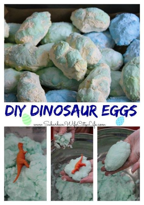 DIY Dinosaur Eggs Fun for kids Diy Dinosaur Eggs, Dino Craft, Dinosaur Activities Preschool, Dinosaur Projects, Diy Dinosaur, Dinosaurs Preschool, Dino Eggs, Dinosaur Activities, Dinosaur Crafts