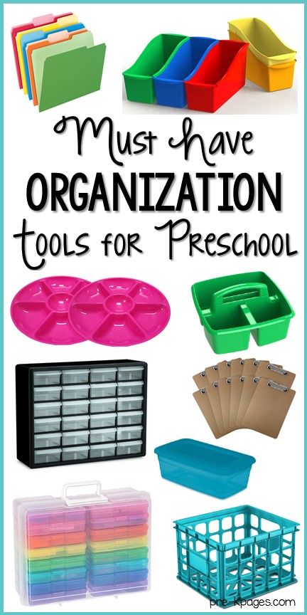 Must Have Organization Tools for Preschool Teachers Preschool Classroom Organization, Kindergarten Classroom Organization, Preschool Organization, Kindergarten Organization, Organization Xiii, Preschool Rooms, Prek Classroom, Class Organization, Classroom Organisation