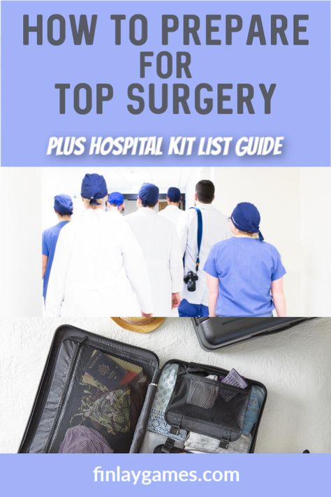 Good preperation for surgery gives good surgical results! Preparing well for top surgery, will make the proceedure and hospital stay to go move smoothly and be more comfortable. In this blog, I share my top tips for preparing before top surgery, as well as giving you a comprehensive guide on what to take to hospital with you.   #TopSurgery #Transgender Top Surgery Prep, Top Surgery Recovery Tips, Ftm Top Surgery Recovery, Pre Top Surgery Workout, Top Surgery Tips, Top Surgery Results, Top Surgery Recovery, Bottom Surgery, Chest Binding