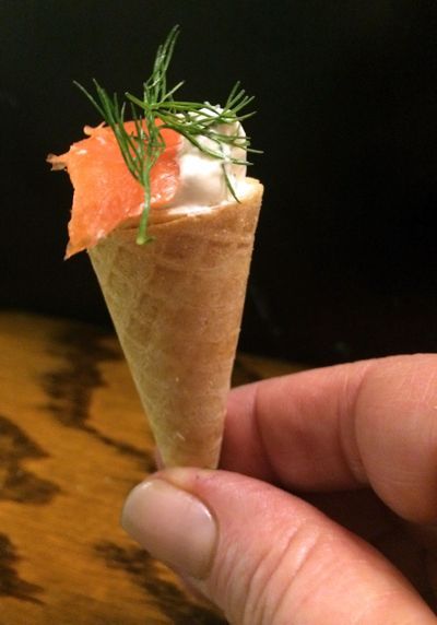 my most elegant appetizer… ever! — Les Petites Gourmettes Fancy Orderves Appetizers, Appetizer Cones Appetizers, Smoked Salmon Apps, Mini Foods For Party Appetizers, Salmon Appetizers Easy, Lobster Appetizer Recipes Holidays, Crab Toast Appetizers, Salmon Appetizers For Party, Party Hors D’oeuvres Ideas