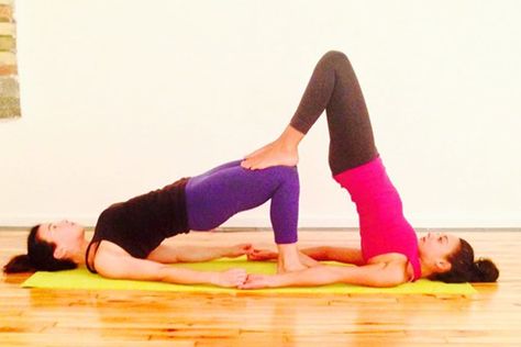 5 Fun Partner Yoga Poses to Build Trust and Communication | Organic Authority Two Person Yoga Poses, Two Person Yoga, Poses For Two People, 2 Person Yoga, Two People Yoga Poses, 2 Person Yoga Poses, 2 People Yoga Poses, Acro Yoga Poses, Couples Yoga Poses