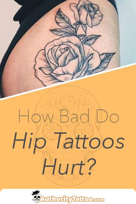 Out of all the places on the body, getting a tattoo on the hip can be especially painful. We explain how bad the pain is, and share tips on reducing pain. Hip Dip Tatoos, Hip Tattoos Women Side Thighs, Infinity Tattoo Ideas, Side Hip Tattoos, Upper Thigh Tattoos, Learn To Tattoo, Tattoo Tips, Hip Thigh Tattoos, Hip Tattoos