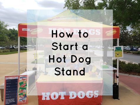 Hot Dog Cart Business, Hot Dog Stand Ideas, Concession Stand Ideas Diy, Hot Dog Cart Ideas, Sabrett Hot Dogs, Hot Dog Business, Festival Vendor, Dog Station, Hot Dog Roller