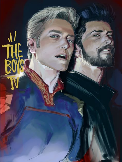 The Boys Fanart, Boys Artwork, Antony Starr, Karl Urban, Good Good Father, Boy Art, The Boyz, Pretty Art, Serie Tv