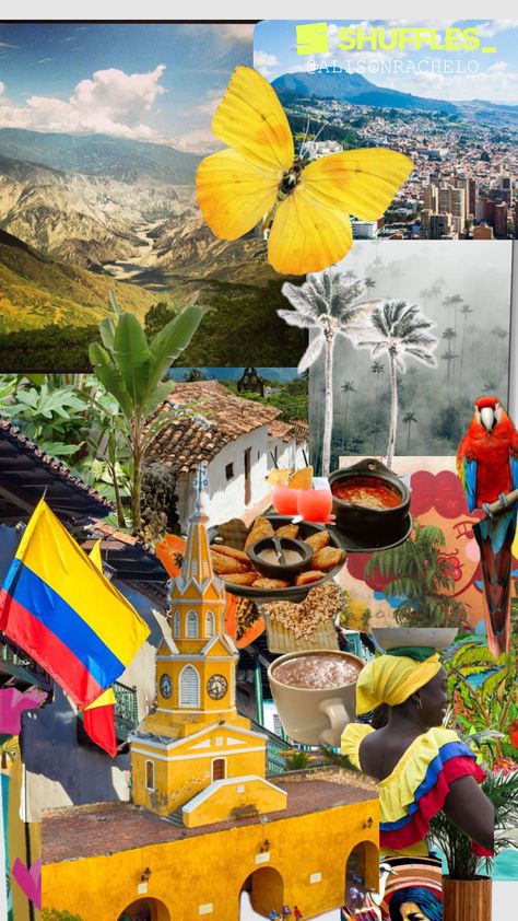 Created by alisonrachelo on Shuffles Ecuador Aesthetic Wallpaper, 90s Latina, Colombian Culture, Hidden Book, Colombia Travel, Panama Canal, Travel Board, Book Inspiration, America Travel