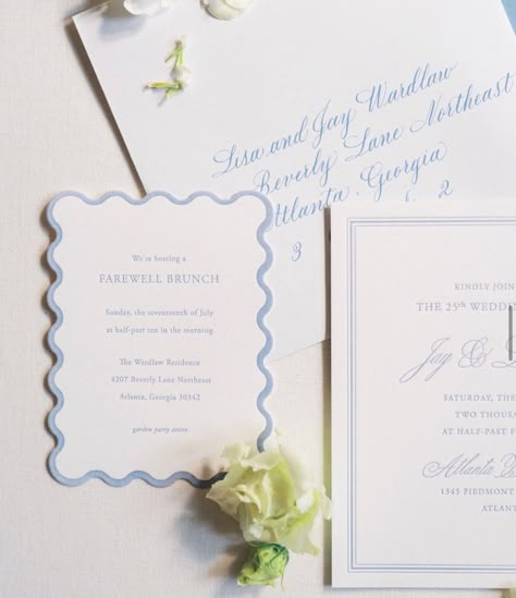 Scalloped Edge Invitation, Scalloped Wedding Invitations, Scalloped Invitations, Scallop Invitation, Simple Invites, Dream Wedding Aesthetic, Beaver Creek Wedding, Wedding Instagram, 카드 디자인