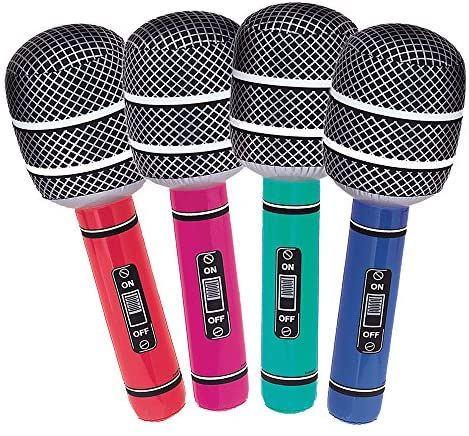 30" Giant Inflatable Microphone, Assorted : Amazon.ca: Home Inflatable Microphone, Pop Star Costumes, Music Themed Parties, Giant Inflatable, Music Themed, Pop Star, Performance Art, Toys Games, Kitchen Dining