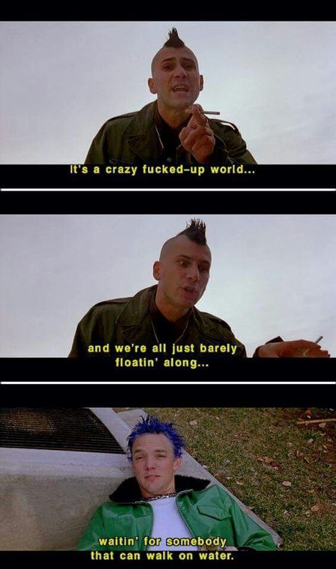 Crazy world Slc Punk, Punk Quotes, Matthew Lillard, Punk Baby, Punk Culture, Movies Quotes Scene, Arte Punk, Girl Movies, Punk Rocker