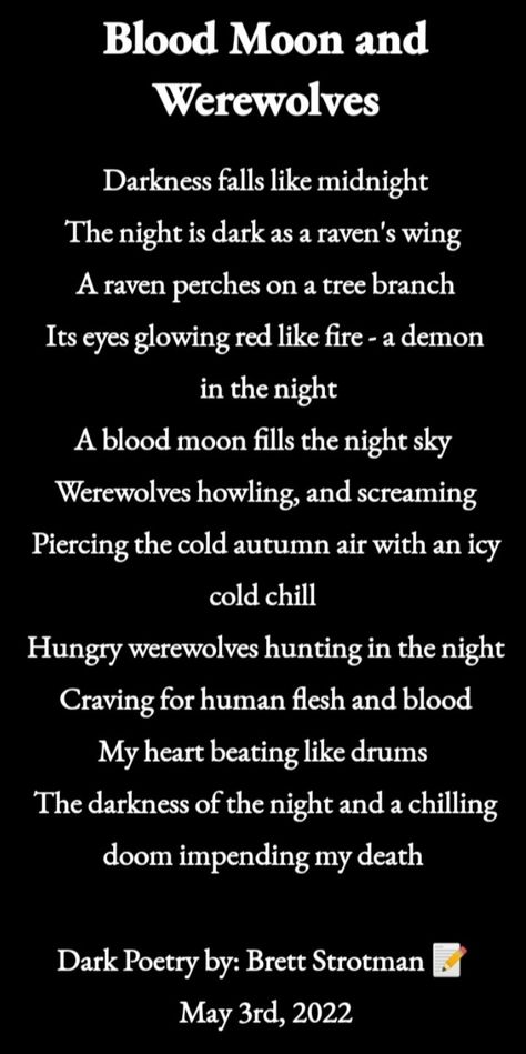 Dark and Gothic Poetry 🌕🐺🩸🖤 Gothic Poems, Gothic Poetry, Gothic Words, Gothic Quotes, Goth Quotes, Capricorn Quotes, Poetry Inspiration, Writing Poems, Blood Moon