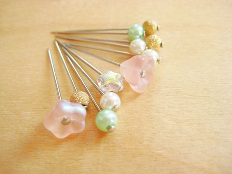 Sewing Archives - Page 3 of 6 - How Did You Make This? | Luxe DIY Glass Head, Sewing Pins, Bead Sewing, Straight Pins, Sewing Pillows, Cool Ideas, Stick Pins, Head Pins, Sewing Notions