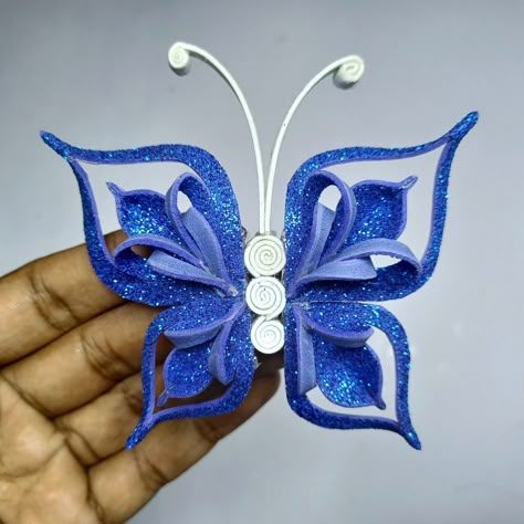 SmirchS - Amazing Butterfly Making for Wall Decorations 🦋 DIY Butterflies Crafts Diy Butterflies Crafts How To Make, Diy Butterfly Decorations Craft Ideas, Butterfly Ornaments Diy, Foam Crafts For Adults, Making Butterflies, Butterflies Crafts, Wall Decorations Diy, Diy Butterflies, Diy Butterfly Decorations