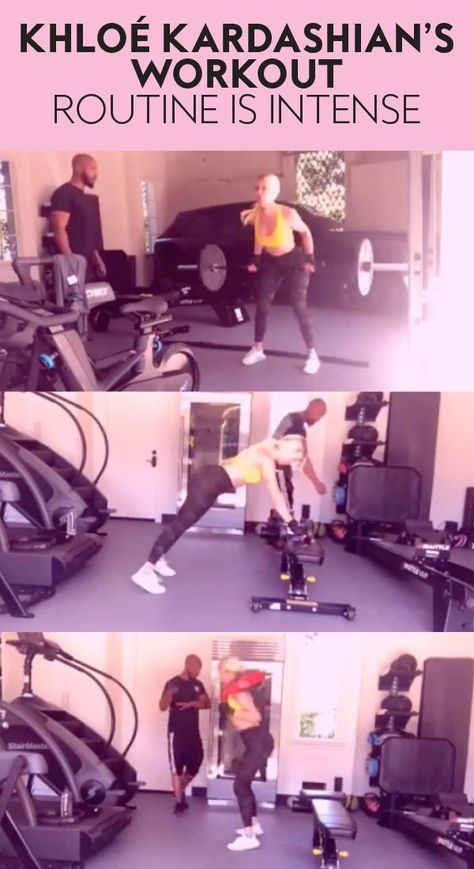 Kardashian Workout Routine, Kardashian Gym, Khloe Kardashian Workout, Kardashian Workout, Khloe Kardashian Photos, Home Exercise Program, Ab Routine, Kardashian Photos, Hot Girl Summer