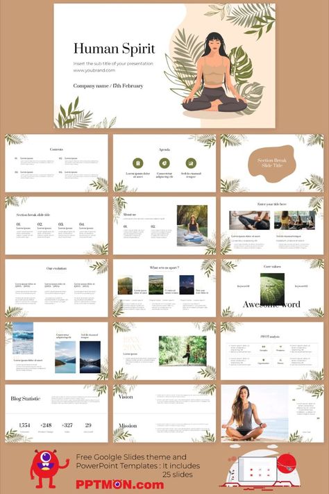 Human Spirit Free Presentation Background Design for Google Slides themes and PowerPoint Templates

#HumanSpirit, #Meditation, #Yoga, #Nature, #MentalHealth, #FREEPPTTEMPLATE, #POWERPOINTDESIGN, #POWERPOINTTEMPLATE, #GOOGLESLIDES, #GOOGLESLIDESTHEME, #GOOGLEPRESENTATION, #PRESENTATIONDESIGN, #FREEPOWERPOINTTEMPLATES

Powerpoint design, Powerpoint templates, Google slides, Google slides theme, Google presentation, Free powerpoint background, Presentation design Presentation Background Design, Background Presentation, Google Themes, Presentation Background, Background For Powerpoint Presentation, Free Ppt Template, Brand Guidelines Template, Presentation Backgrounds, Powerpoint Background