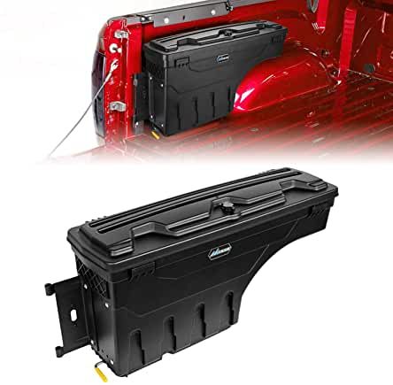 Truck Bed Storage Box, Ford F150 Accessories, Truck Bed Tool Boxes, Truck Bed Organization, Truck Organization, Truck Accessories Ford, Cool Truck Accessories, Pickup Truck Accessories, Hilux Sw4