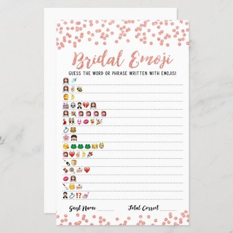 Bridal emoji game with Answers Bridal shower game #Ad , #sponsored, #game#Answers#shower#Shop Emoji Bridal Shower Game, Bridal Shower Questions, Emoji Game, Emoji Games, Guess The Word, Wedding Movies, Bridal Shower Cakes, Wedding Shower Games, Bachelorette Games