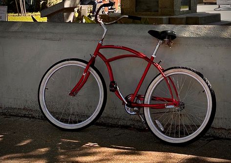 Red Bicycle Aesthetic, 80s Bike Aesthetic, 80s Red Aesthetic, Red Bike Aesthetic, Mariecore Aesthetic, Bike Aesthetic Vintage, Jennifer Hartmann, Biking Aesthetic, Bicycle Aesthetic